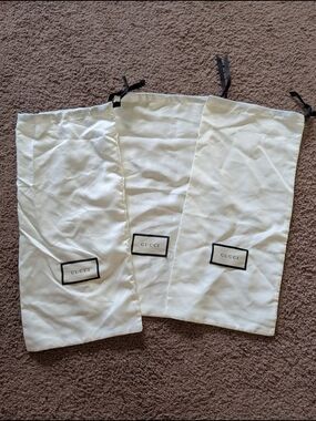 Gucci Slipper Dust Bags
